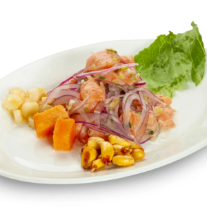 Ceviche de salmón