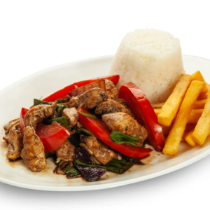 Pollo saltado