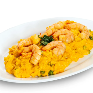 Risotto de camarones